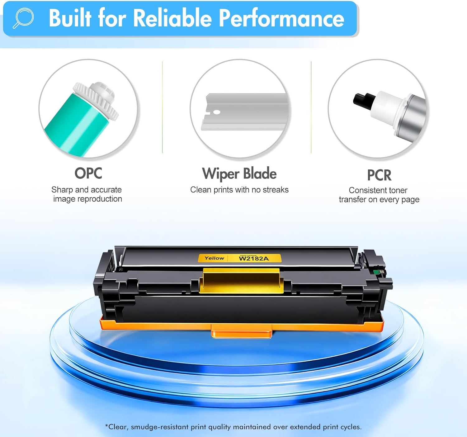 218A 218 Toner Cartridges 4 Pack 3301sdw 3301 3301fdw Compatible Replacement for HP218A 218X for HP Color LaserJet Pro 3201dw 3201 MFP 3301cdw Printer Ink Set with Chip High Yield W2180A (B/C/Y/M)