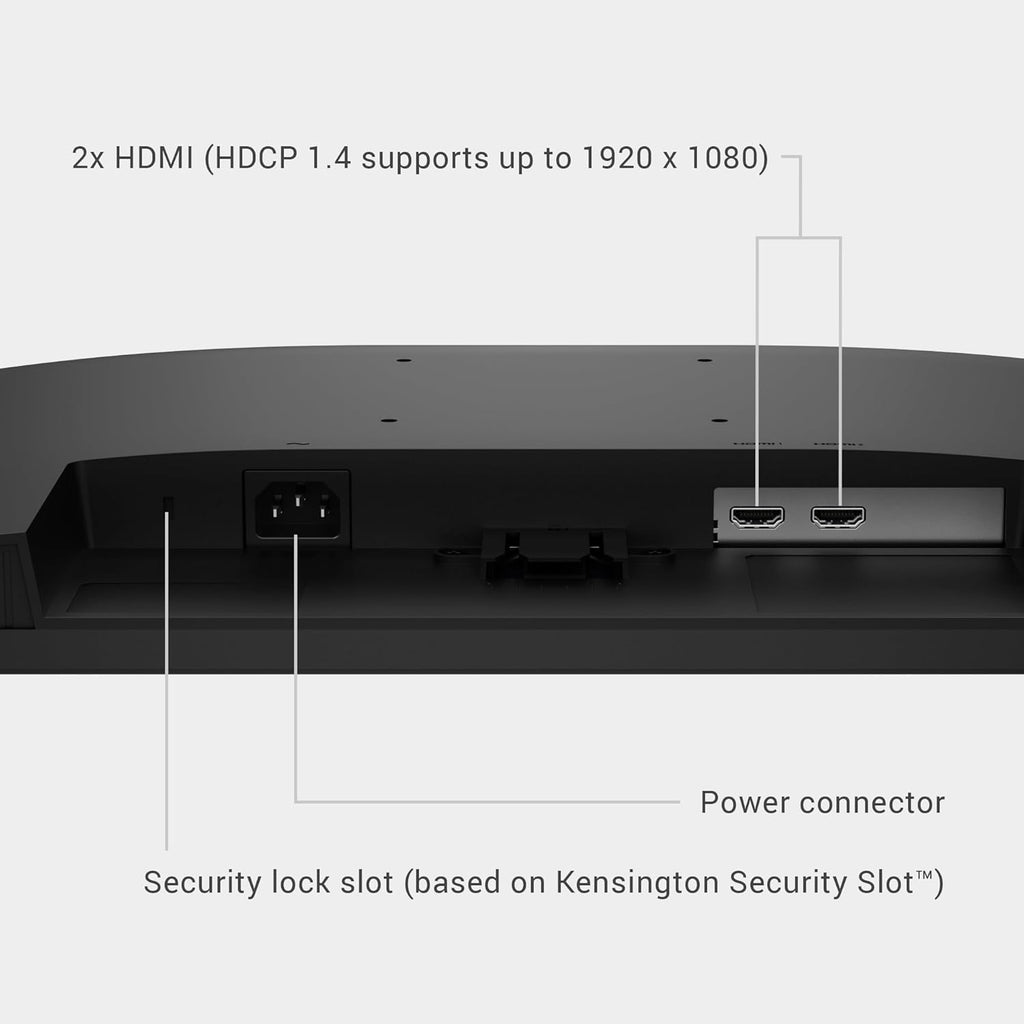Dell 24 Monitor - SE2426H - 23.8-inch FHD (1920x1080) 144Hz 1ms Display, in-Plane Switching (IPS) Technology, AMD FreeSync™, TÜV 3-Star 2X HDMI, Tilt