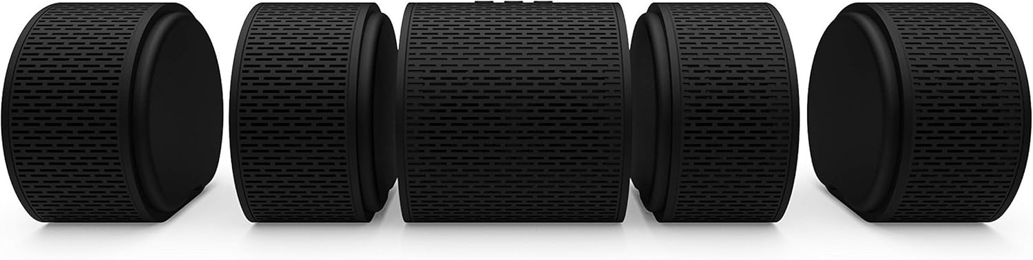 Air Audio The Worlds First Pull-Apart Wireless Bluetooth Speaker Portable Surround Sound and Multi-Room Use, Black