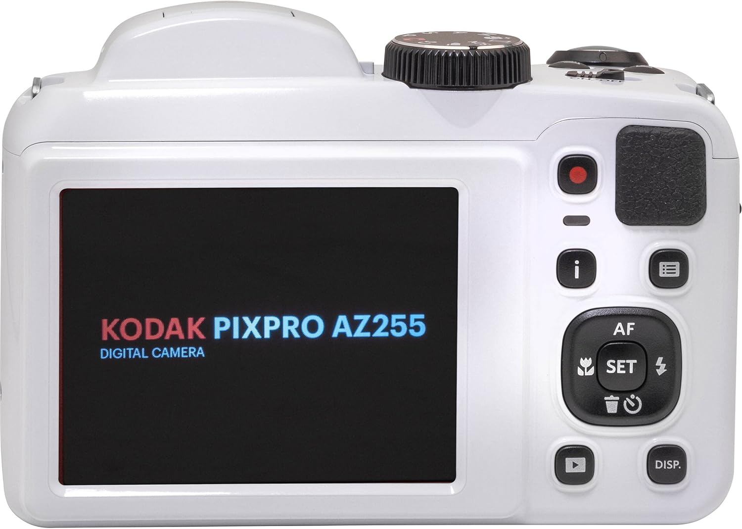 Kodak PIXPRO AZ255 Digital Camera (White), Point & Shoot Camera Case, 16GB Memory Card, USB Card Reader, Table Tripod, Accessories