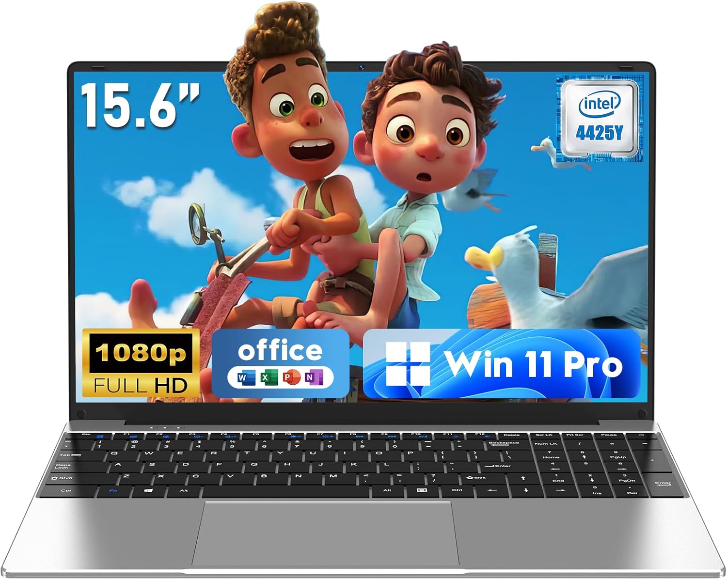 Laptop Computer, Window 11 Pro Lap Top 2026 New, 15.6 Inch Laptop PC, 8GB RAM 256GB SSD, 4425Y Processor, IPS FHD 1920*1080P, 2-Year Warranty, 5000mAh Battery, Mini HDMI, for School Business Student