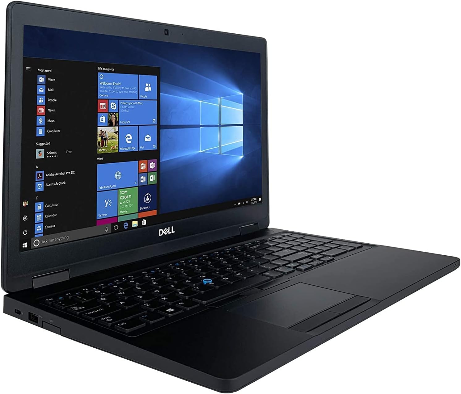 Dell Latitude 5580 Workstation Laptop | Intel Core i5 7th Gen CPU | 16 GB RAM - 1 TB SSD | 15.6" Display with Webcam | Wi-Fi | Bluetooth | HDMI Port | Microsoft Office | Windows 11 Pro (Renewed)