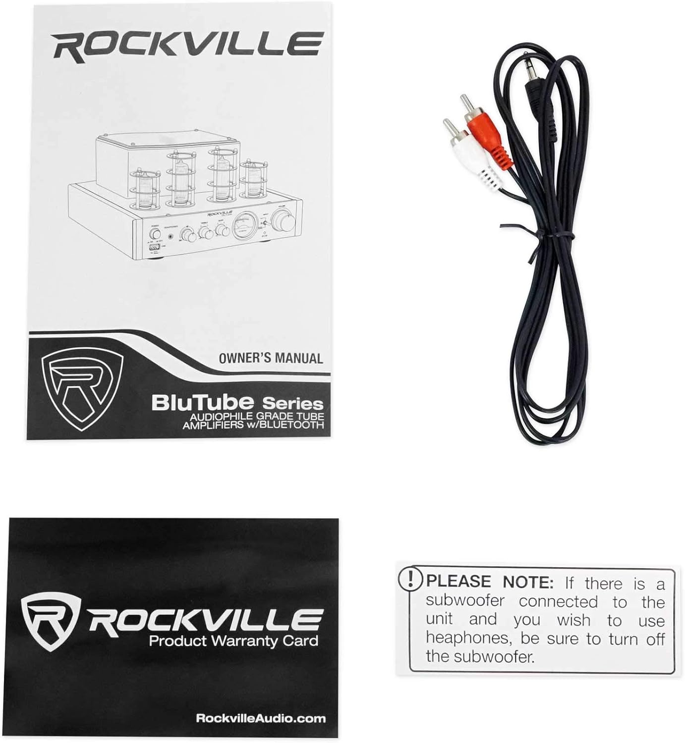 Rockville BluTube WD 70W Tube Amplifier/Home Stereo Receiver, Bluetooth, HDMI, Optical, for Audiophiles and Home Theater Enthusiasts