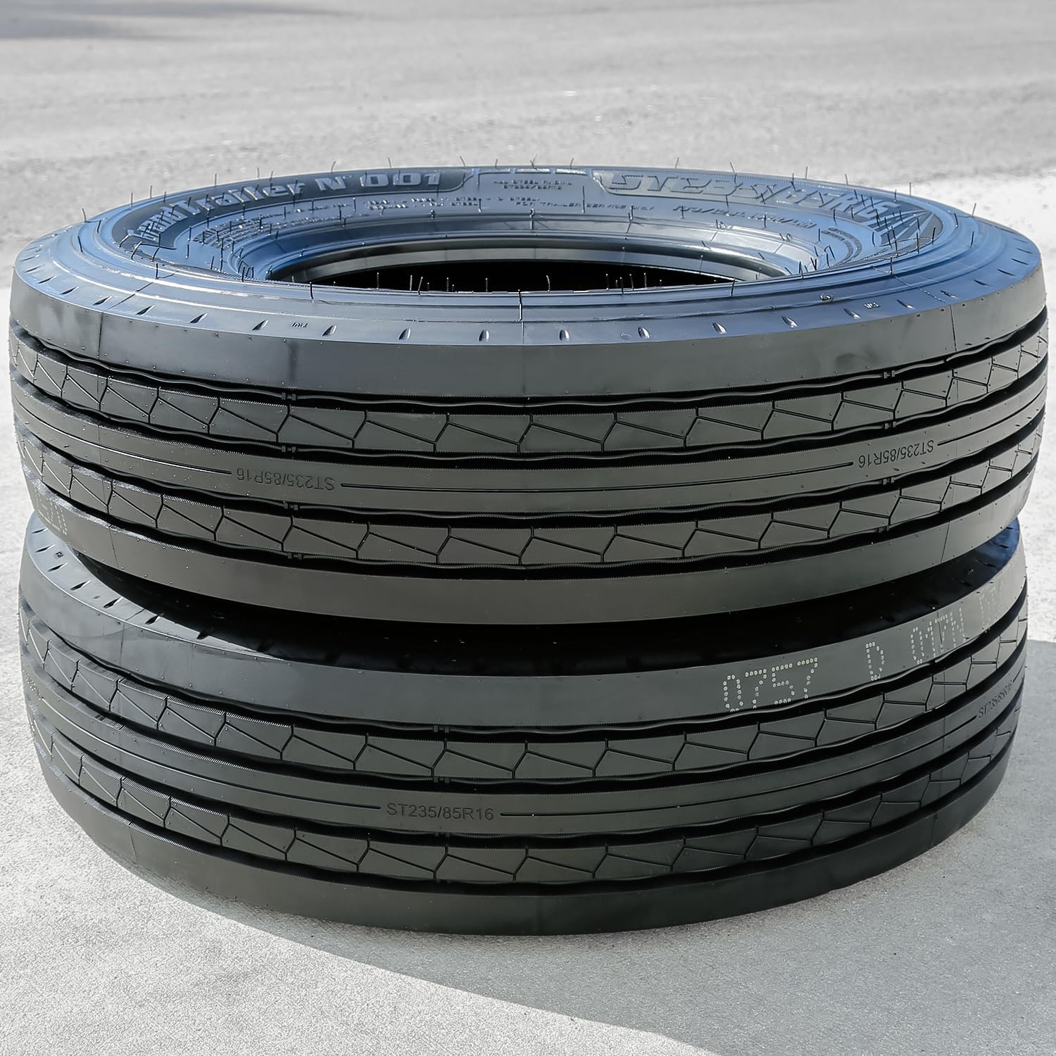 Nebula Grand Trailer-N' 001 All Steel Heavy Duty Premium Trailer Radial Tire-ST235/85R16 235/85/16 235/85-16 133/128L Load Range H LRH 16-Ply BSW Black Side Wall