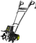 Sun Joe Corded Electric Garden Tiller & Cultivator with Steel Tines, 16 In, 12-Amp Motor - Heavy-Duty Tilling Machine and Power Tools for Lawn, Yard, and Gardening Care, TJ603E