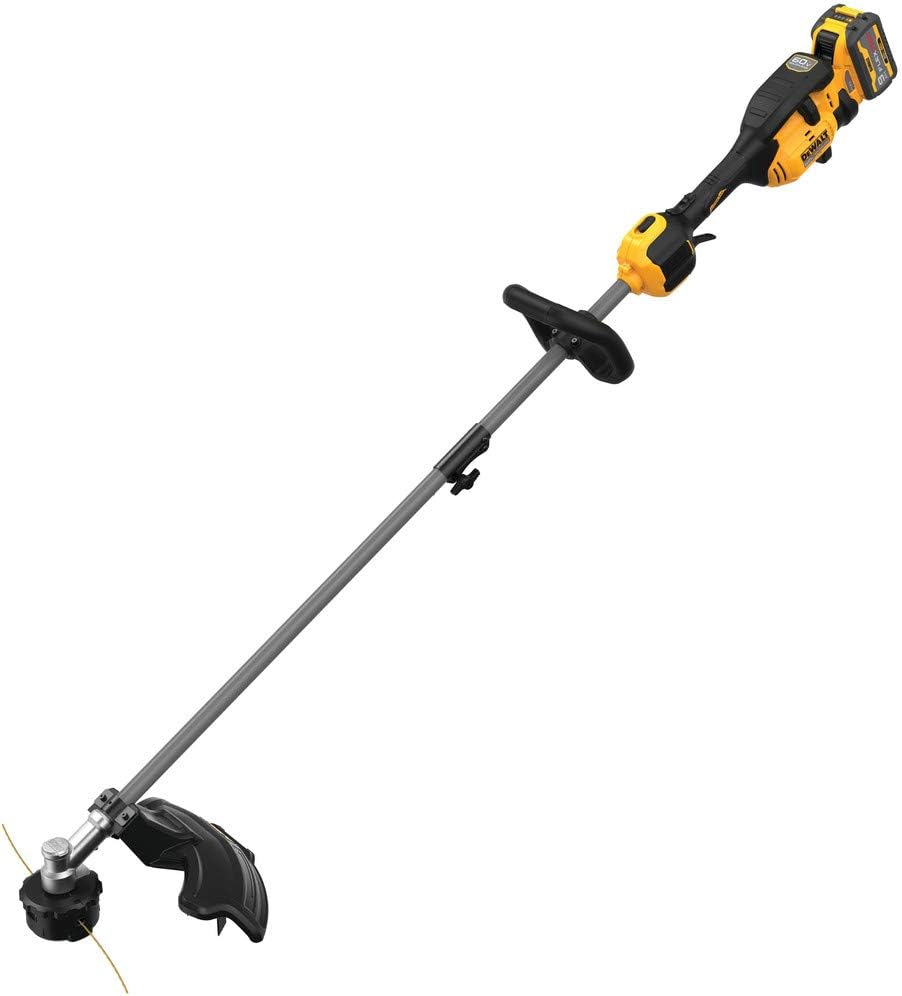 DEWALT 60V Cordless String Trimmer with Battery & Charger Included, 17 Inch, Attachment Capable (DCST972X1)