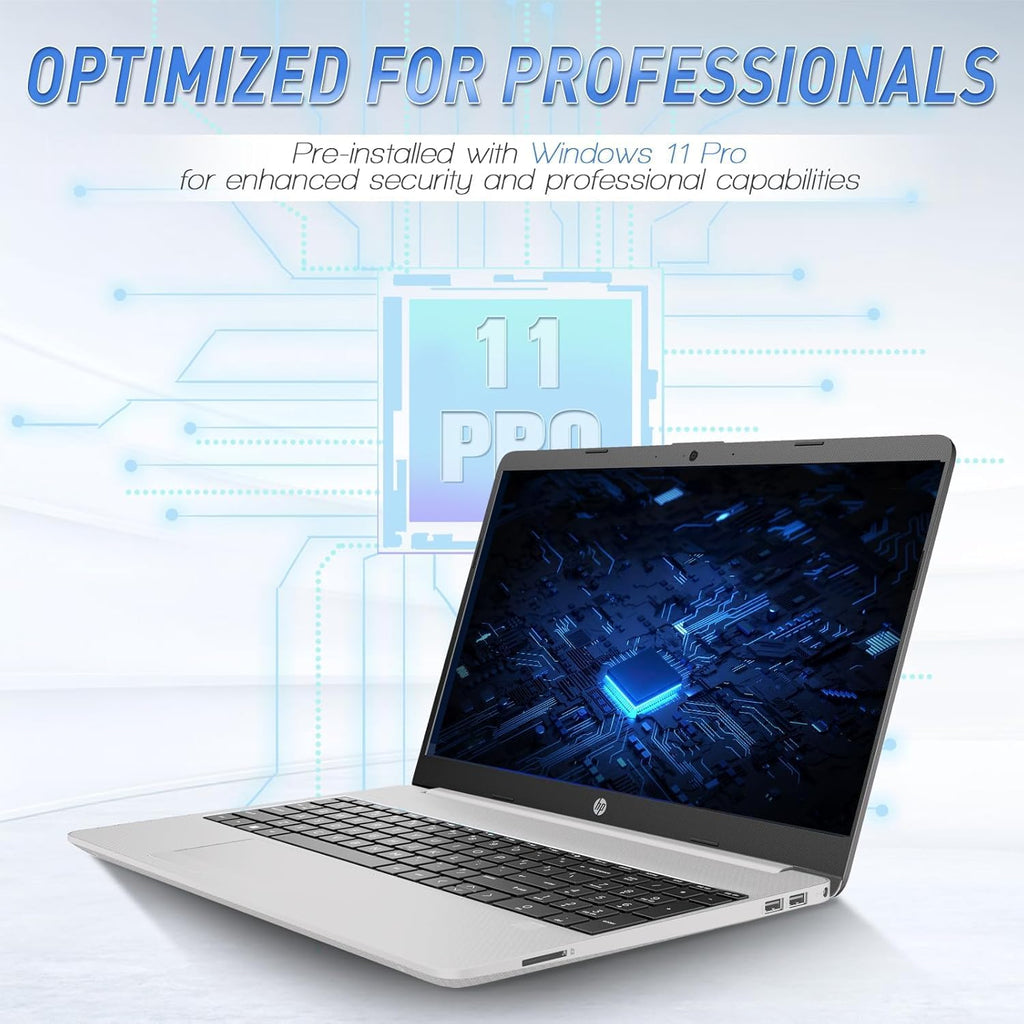 HP 250 G9 Laptop Computer • Back to School Limited Edition • 16GB RAM • 1TB SSD • Intel Celeron N4500 Processor • 15.6" Full HD • Fast Wi-Fi 6 • Long Battery Life • Windows 11 Pro • Astroid Silver