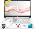 HP Laptop with Copilot AI, Latest Intel 4-Core N150 CPU, 8GB RAM, 128GB SSD, Microsoft 365, Windows 11, Thin & Portable,
