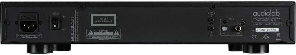 Audiolab 6000CDT Dedicated CD Transport with Remote - Black