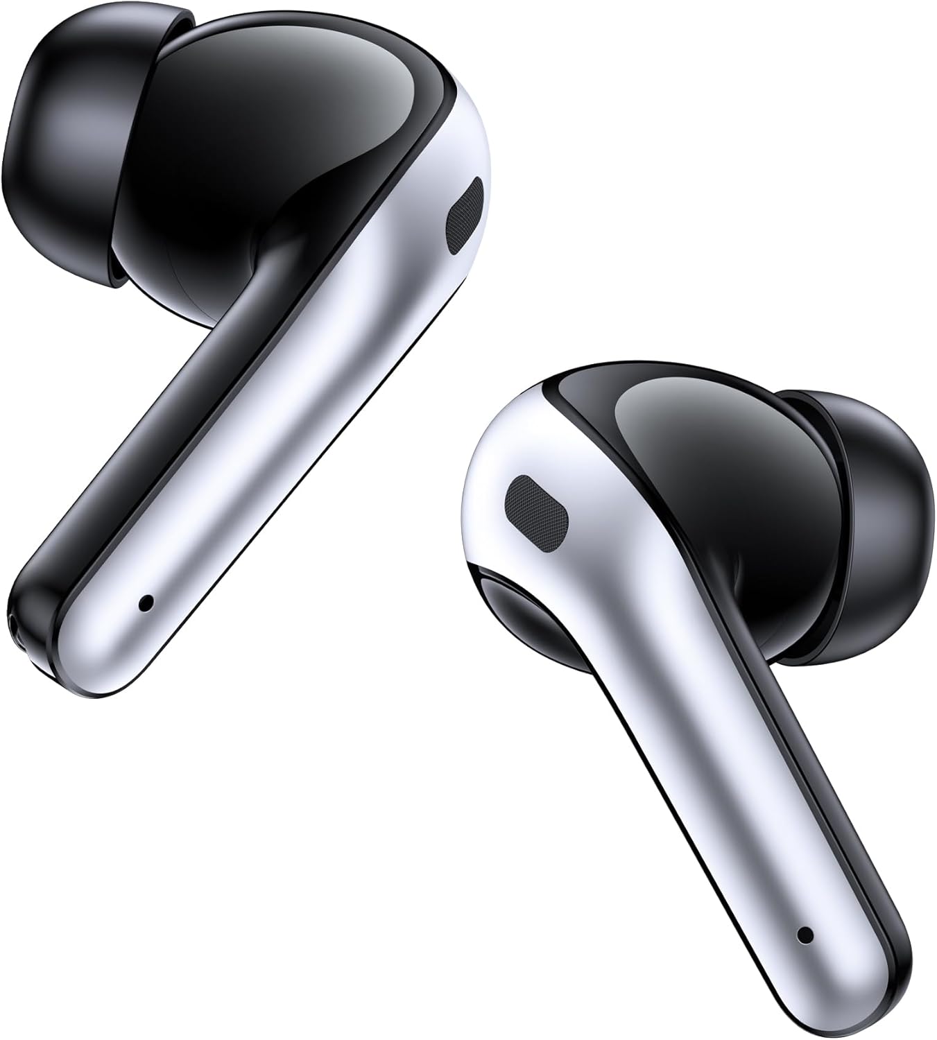 AI Translation Earbuds Real Time 164 Languages Translator Ear Buds Audifonos Traductores Inglés Español 70H Playtime Wireless Earphones AI Bluetooth Headphones for Travel Meeting Learning Black