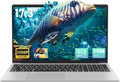 17.3" FHD(1920 x 1080) IPS Business Laptop Computer, 16GB DDR4 RAM 512GB SSD, Celeron N5095 Quad-Core Processor,Win 11 Pro PC, HDMI, Fingerprint Reader, Backlit KB,BT 5.0/WiFi,Silver