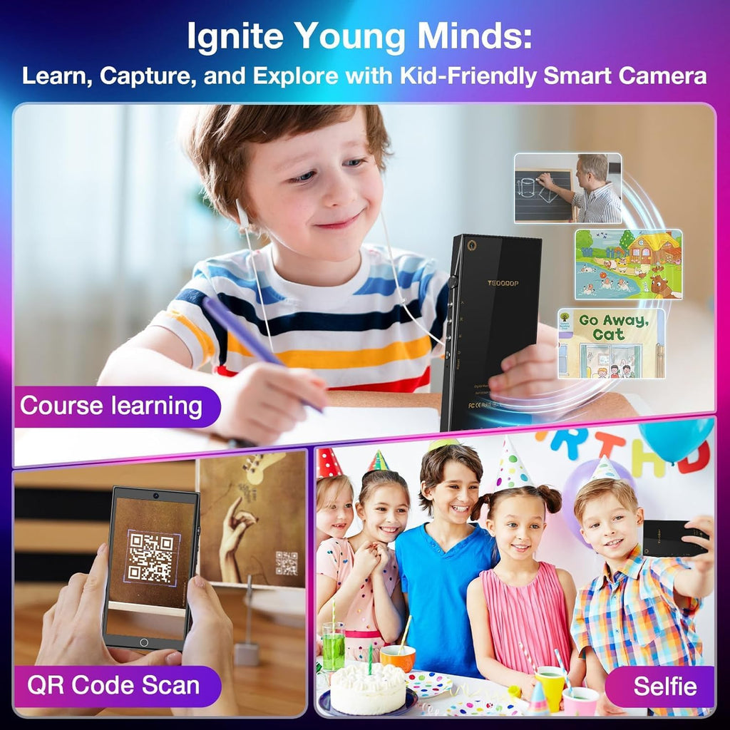 192GB 4.7" Touch Screen(1280P) Mp3 Player with Bluetooth and WiFi, Android 13 Music Player with Spotify,Pandora,Amazon Music,Bluetooth Mp3 Player with Camera,Mp3 & Mp4 Players for Kids