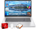 HP 17 Touchscreen Laptop Computer, 17.3" HD+ AntiGlare Display, Backlit Keyboard, Win11 Pro, AMD Ryzen 5 7430U, for Business & Student, Fast Charge, AI Copilot, w/Accessories, 20GB RAM,512GB SSD