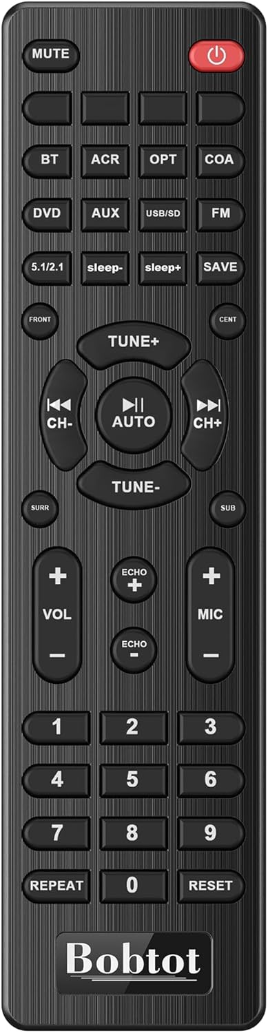 Bobtot Surround Sound Systems Home Theater System - 800 Watts Peak Power 6.5" Subwoofer 5.1 Wired Stereo Speakers Strong Bass with ARC Optical AUX Bluetooth Input