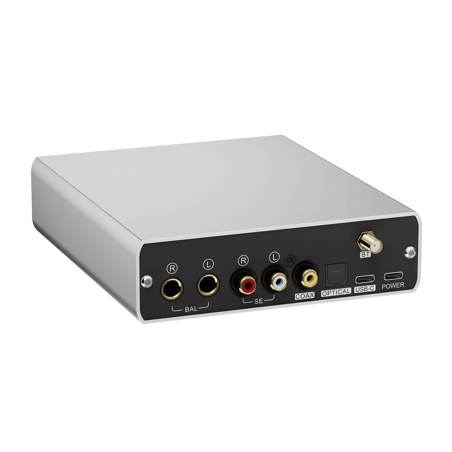 TOPPING E50 II Hi-Res Audio DAC with App Control, AK4497S Velvet Sound, DSD512/PCM768kHz, LDAC Bluetooth, 10-Band PEQ, Preamp, RCA/TRS Outputs (Silver)