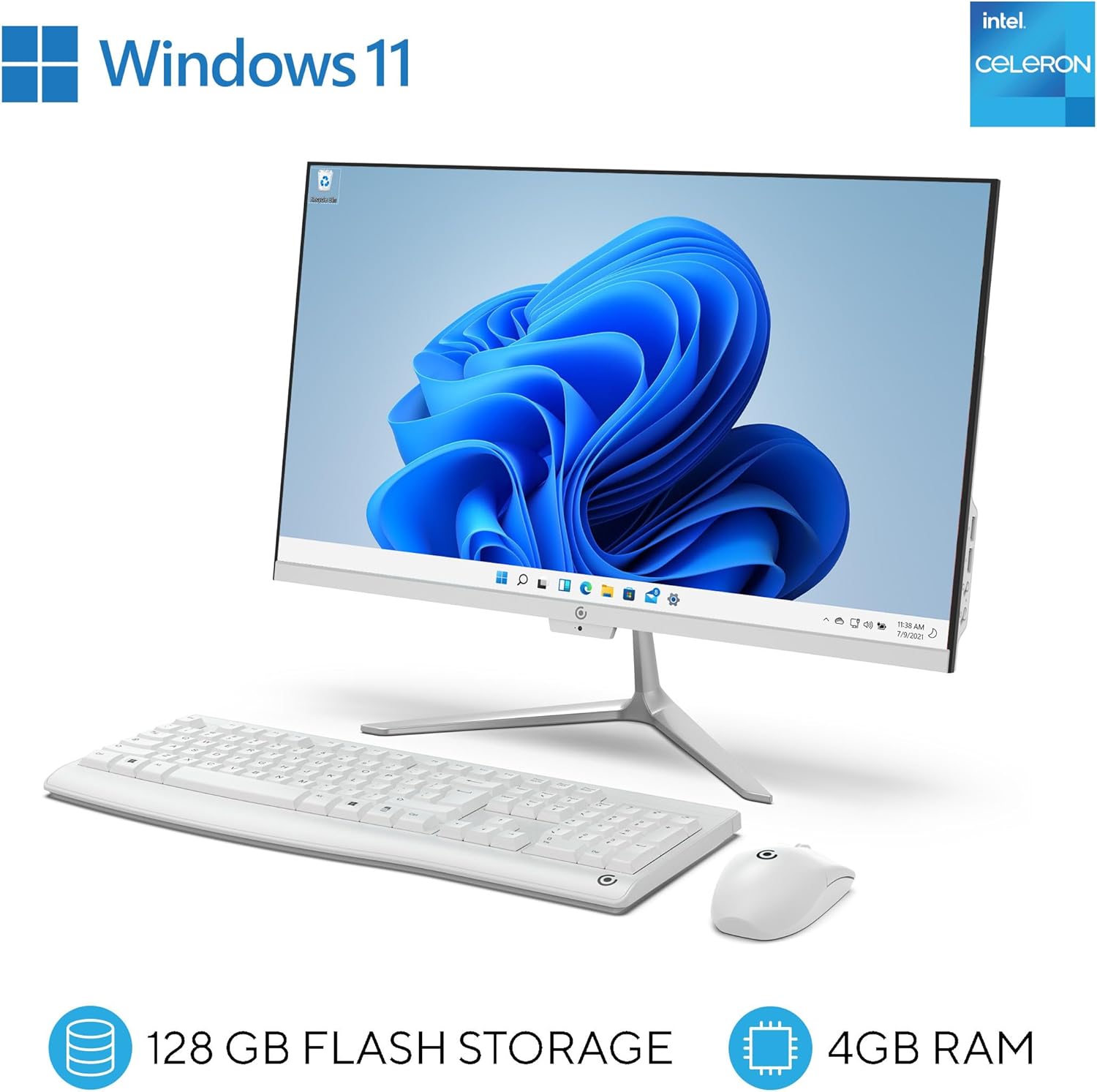 24" All-in-One Desktop PC with Windows 11