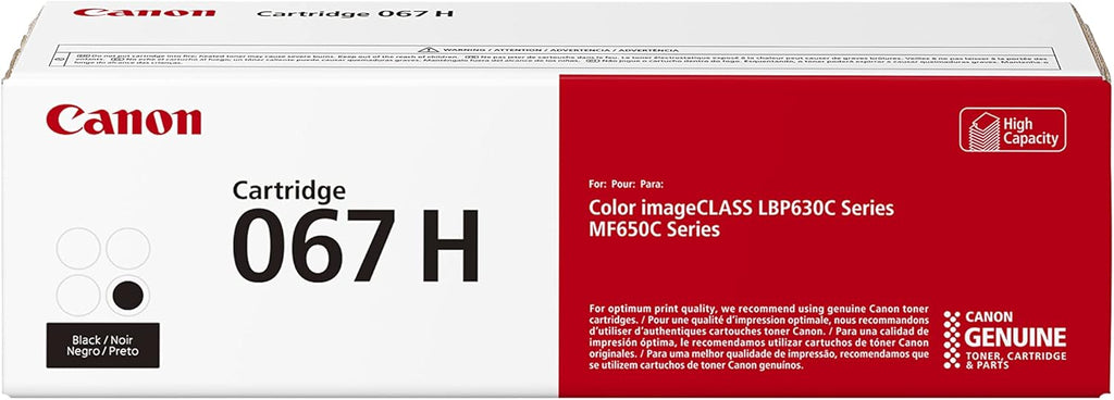 Canon Genuine 067 Black Toner Cartridge High Capacity Compatible with LBP633Cdw, LBP632Cdw, MF652Cdw, MF653Cdw, MF654Cdw, MF656Cdw