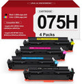 075H 075 High Capacity Toner Compatible Replacement for Canon 075H Toner Cartridge Set Works for Canon Color imageCLASS LBP646Cdw LBP647Cdw MF665Cdw MF663Cdw MF662Cdw LBP640 MF660 Printer Ink, 4-Pack