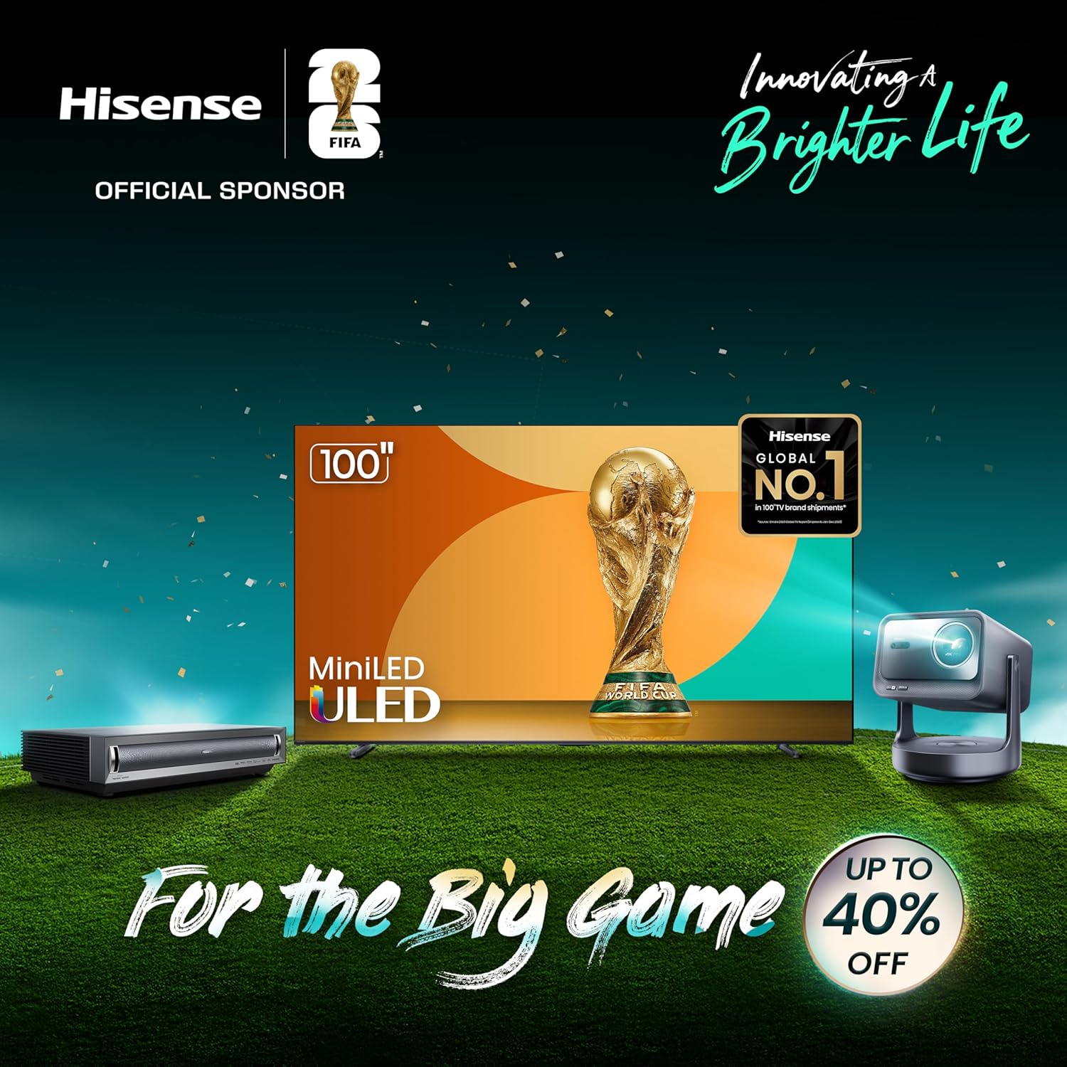 Hisense 65-Inch Class QD7 Series QLED 4K UHD Google Smart TV (65QD7N) - QLED, Native 144Hz, Motion Rate 240, Direct Full Array, Game Mode Pro, Alexa Compatibility