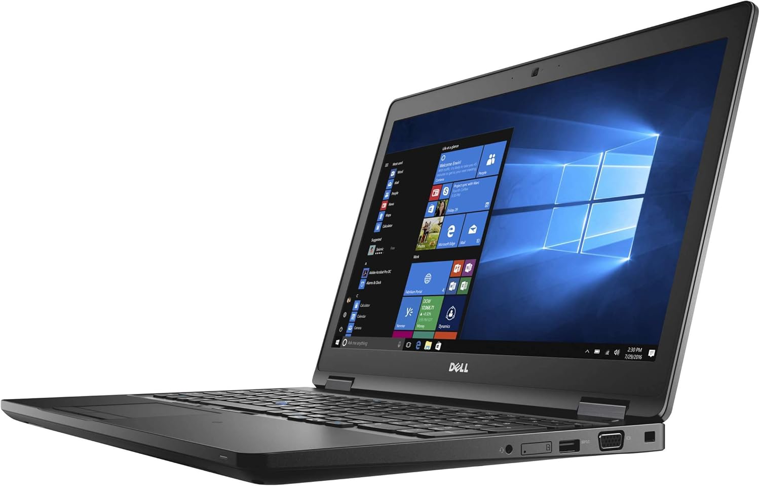 Dell Latitude 5580 Workstation Laptop | Intel Core i5 7th Gen CPU | 16 GB RAM - 1 TB SSD | 15.6" Display with Webcam | Wi-Fi | Bluetooth | HDMI Port | Microsoft Office | Windows 11 Pro (Renewed)