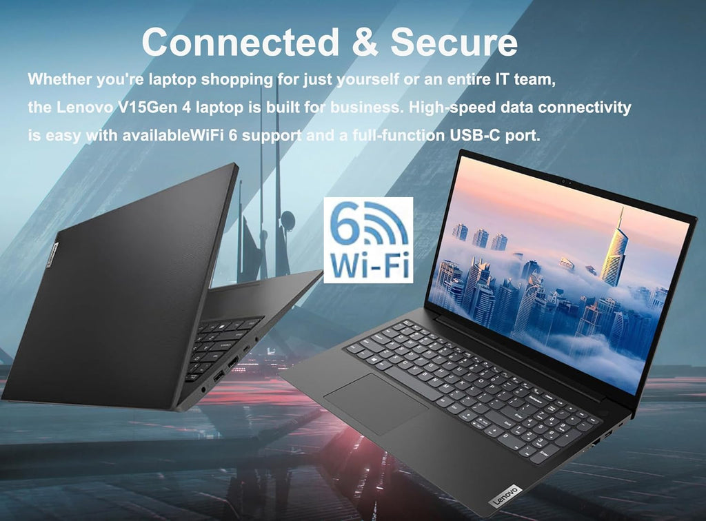 Lenovo V15 G4 15.6" Business Laptop, FHD Anti-Glare Display, Intel 10-Core i7-13620H (Beat Ultra 7 255U),16GB RAM, 512GB SSD, WiFi 6, Bluetooth 5.2, Windows 11 Pro, with 5ave 6-in-1 Accessory Kit