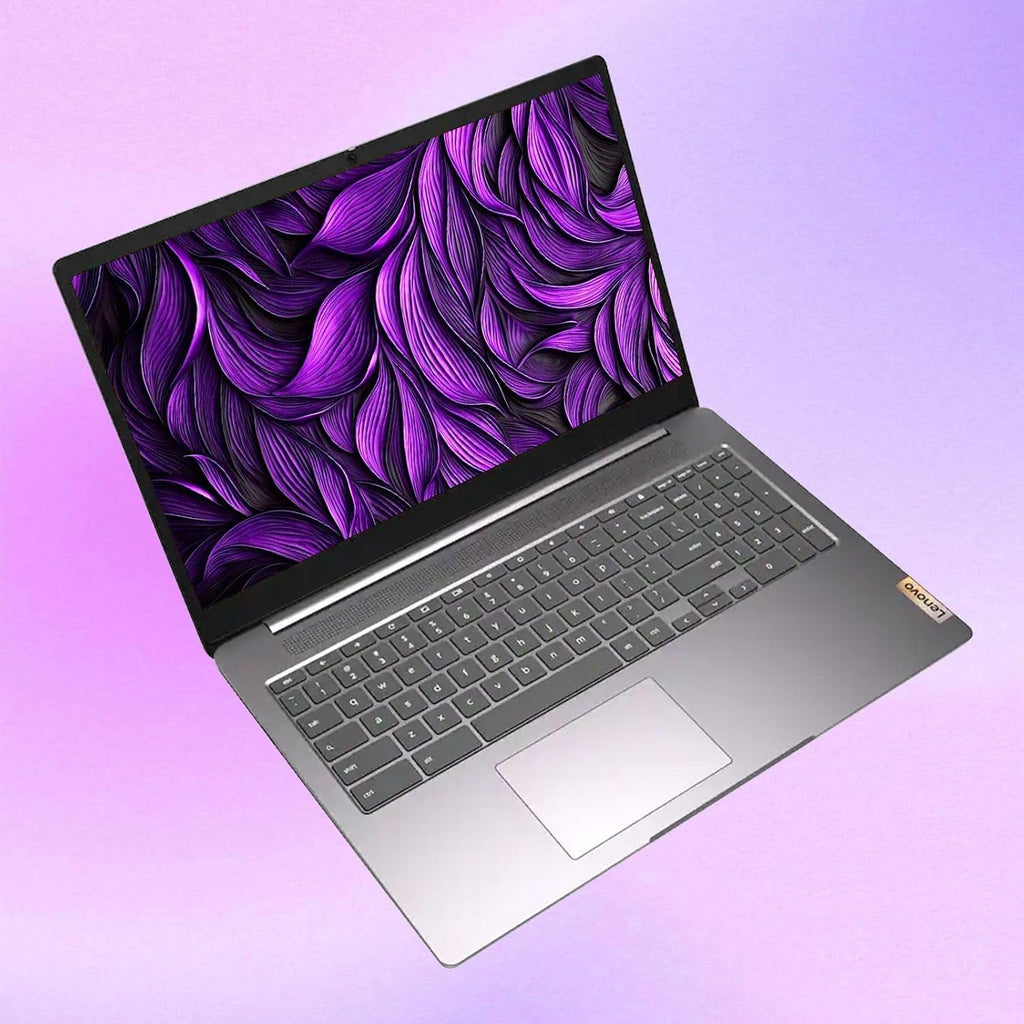Lenovo 15.6" FHD Chromebook-Intel Quad-Core N4120(> N4020) 4GB RAM,192GB Storage,(64GB eMMC+128GB SDCard),with Privacy Camera,Wi-Fi6,HDMI1.4,Chrome OS,Artic Grey