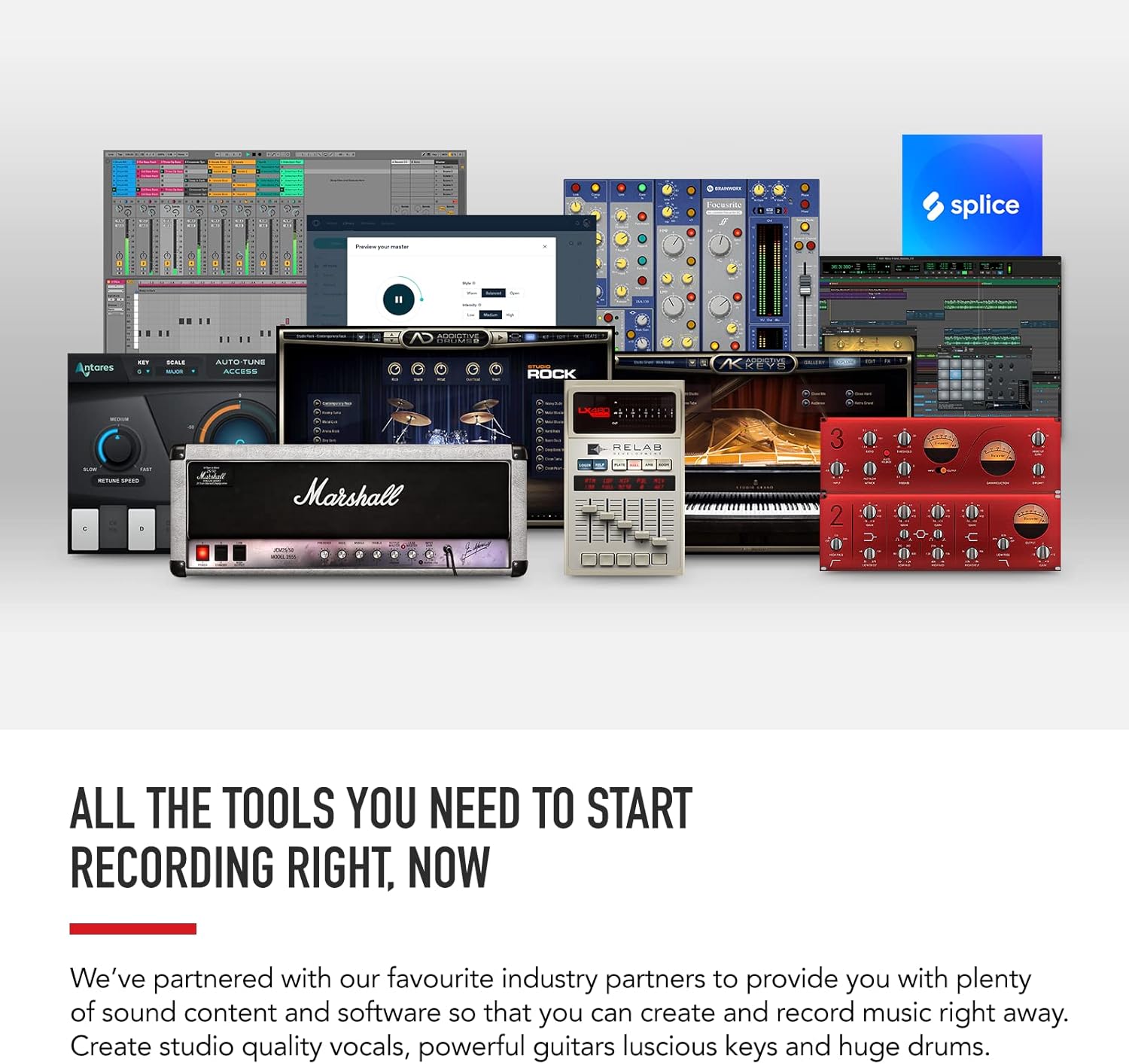 Focusrite Scarlett Solo 3rd Gen USB Audio Interface for Guitarists, Vocalists, Podcasters or Producers to record and playback studio quality sound