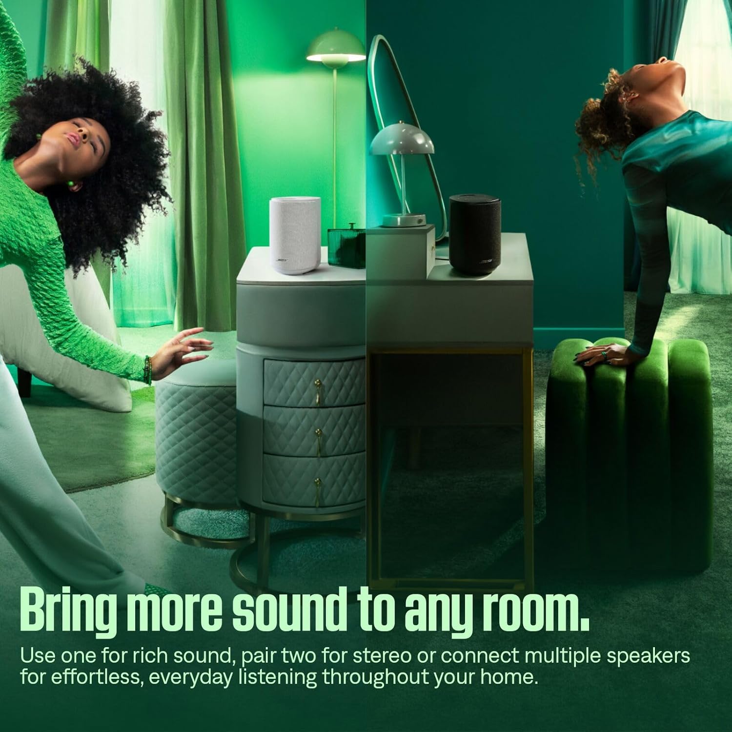 Bose New Lifestyle Ultra Speaker, Wireless Home Speaker, TrueSpatial Audio, CleanBass, AirPlay & Google Cast, Black