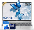 HP Latest 15.6" FHD Business Laptop, Intel Dual Core Processor Series, 8GB RAM | 256GB PCIe SSD, Wi-Fi 6, Copilot AI, SD Card Reader, Win11 Pro with Office 365 for The Web, for Work&Study