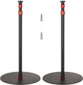 GVM YB2L200 79.9in Heavy Duty Light Stand Kit (2-Pack), Round Base Monopod, 10kg Load Capacity, Flat Base for Stability, for Video Recording, Live Streaming, Interviews & Photography Studio