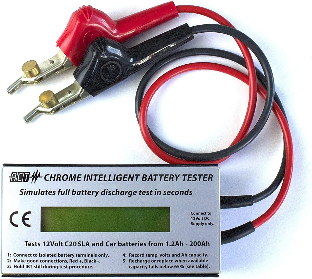 CHROME IBT 12V SLA Intelligent Battery Tester by ACT Meters by ACT Meters