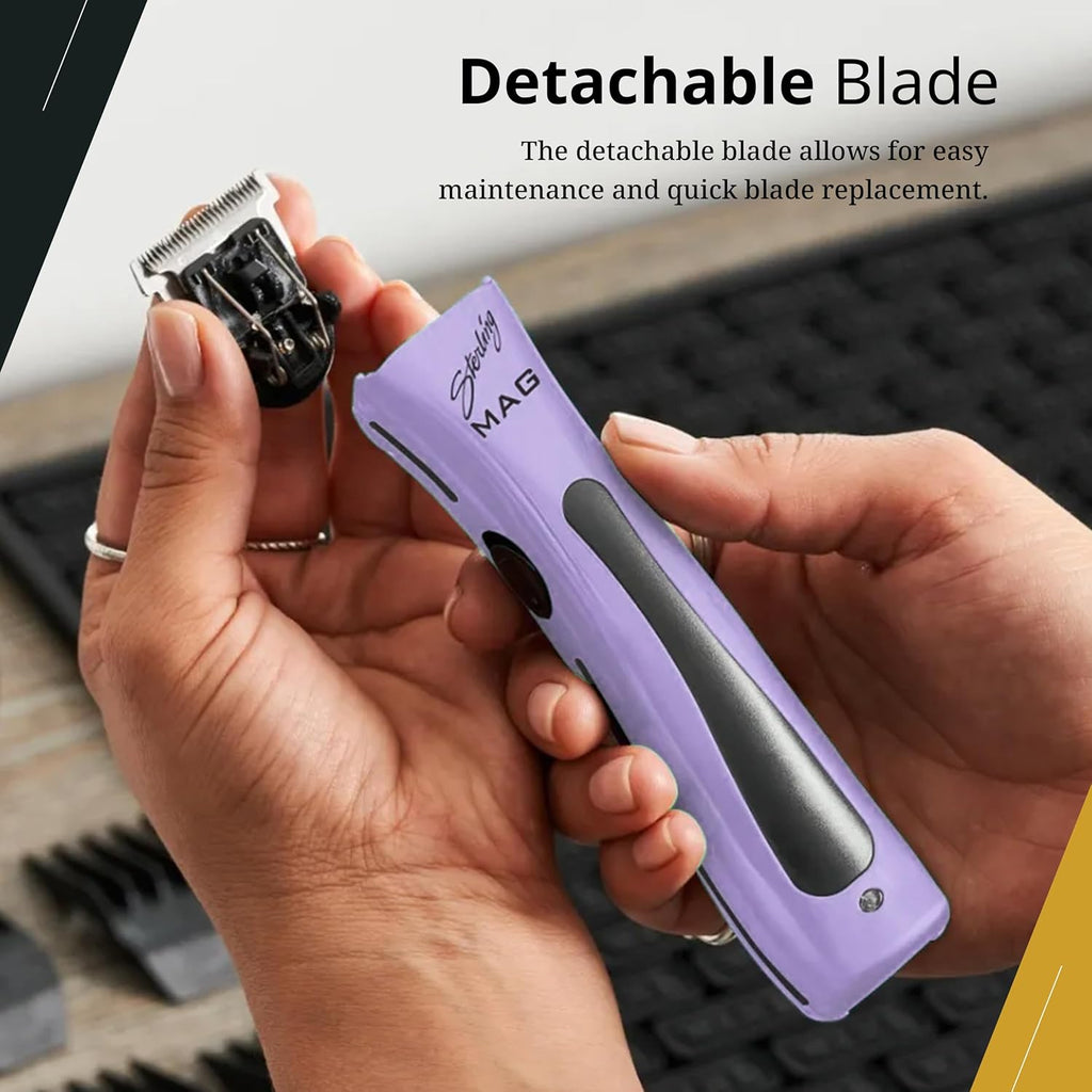 Wahl Professional Sterling Mag Cordless Trimmer, Lithium Ion, Quick-Detach Blade, 120 Minute Run Time, Includes Charging Stand