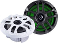 Memphis MXA60L MXA 6.5" Marine Grade Coaxial Speakers w/RGB LED - Pair