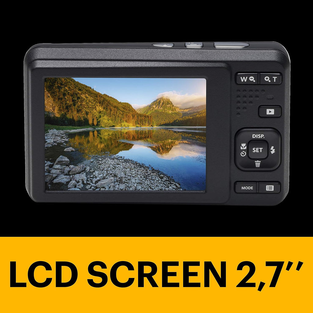 Kodak PIXPRO Friendly Zoom FZ53-BK 16MP Digital Camera with 5X Optical Zoom and 2.7" LCD Screen (Black)