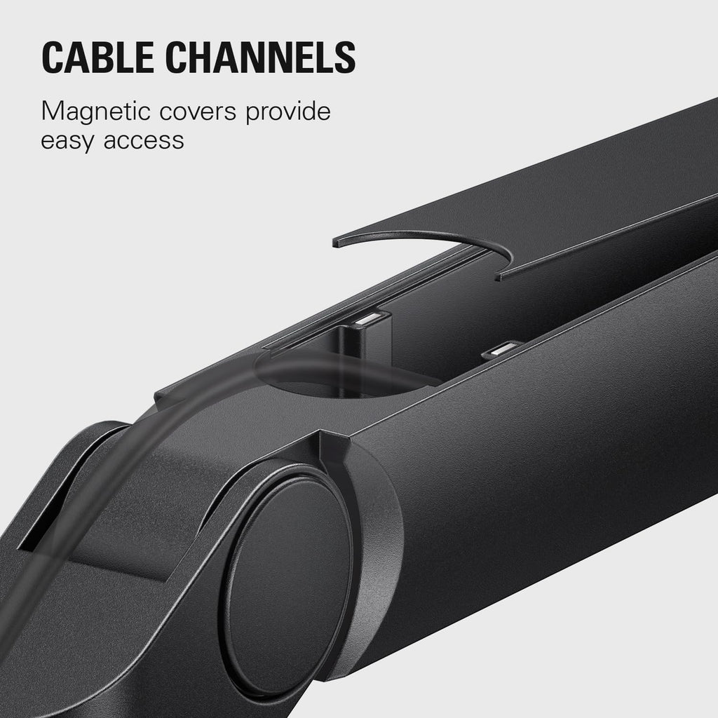 Elgato Wave Mic Arm LP - Premium Low Profile Microphone Arm with Cable Management Channels, Desk Clamp, Versatile Mounting, and Fully Adjustable – For Podcasting, Streaming, Gaming, and Home Office
