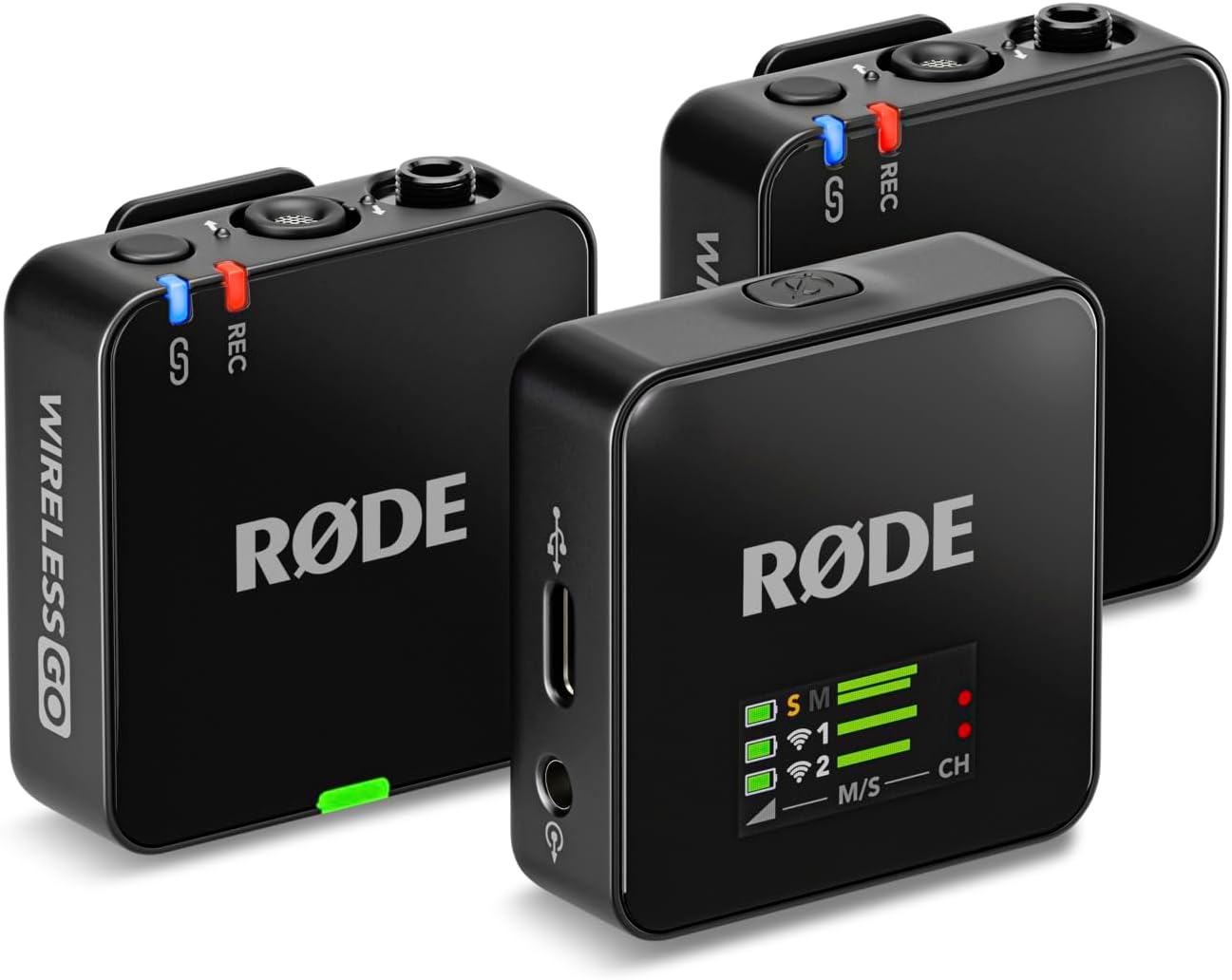 RØDE Wireless GO III (Gen 3) – Compact Wireless Mic – Pristine Audio, 32-bit Float Recording, Automatic Level Control, for Phones, Cameras and Computers (Black)