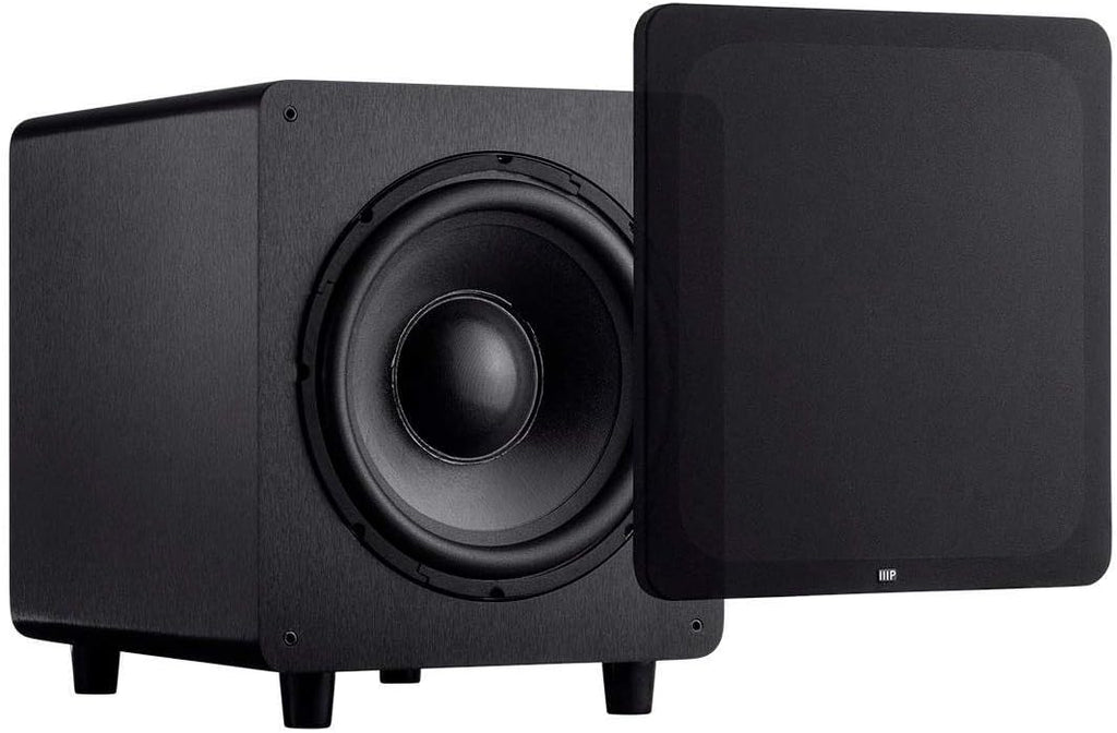 Monoprice SW-15 600 Watt RMS (800 Watt Peak) Powered Subwoofer - 15-Inch, Ported Design, Variable Phase Control, Variable Low Pass Filter, for Home Theater