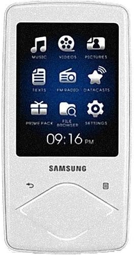 Samsung Q1 8 GB Video MP3 Player with Lighted Touchpad (White)