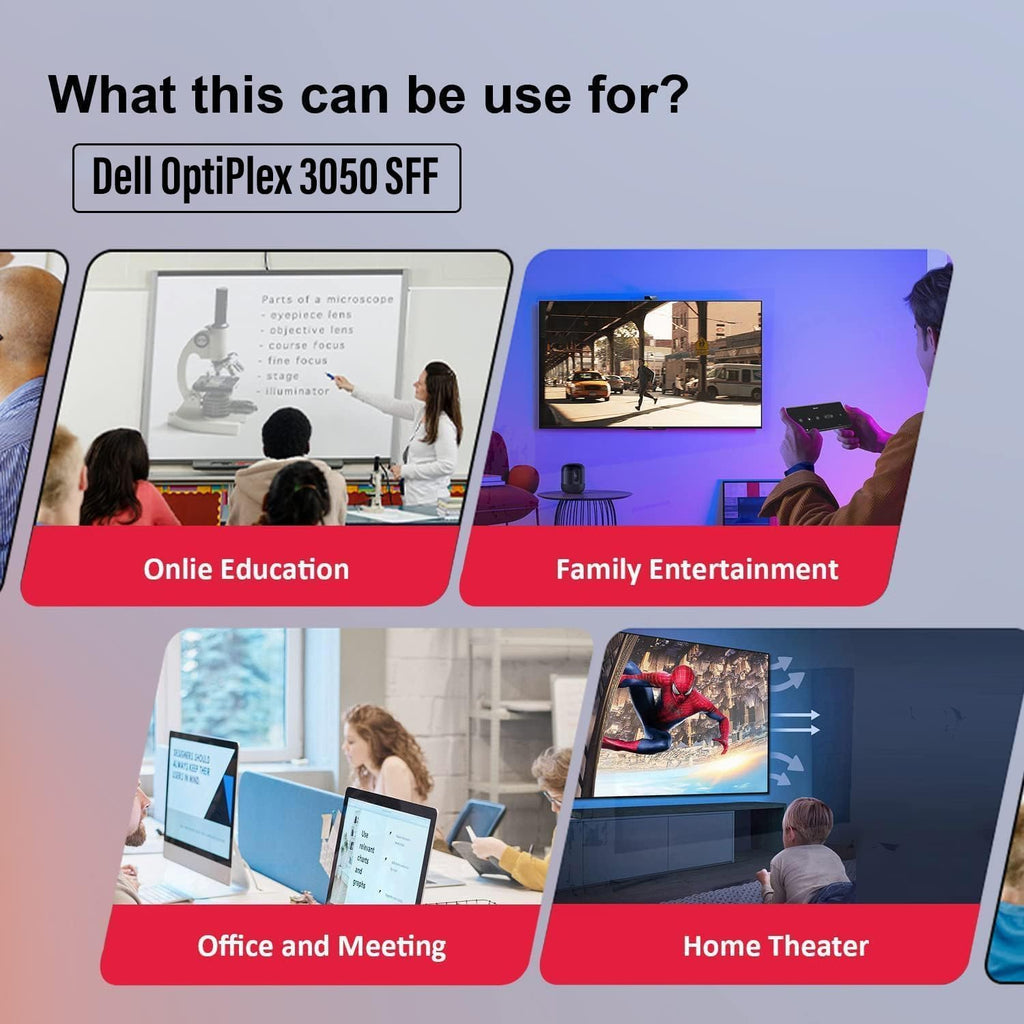 Dell OptiPlex 3050 SFF Business Desktop Computer, Intel Core i5-7500, 8GB RAM, 250GB SSD, WiFi, Keyboard & Mouse, Professional Compact PC, Windows 11 Pro (Renewed)