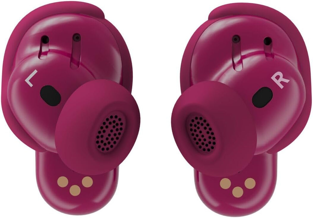 Bose QuietComfort Ultra Earbuds (2nd Gen) - Wireless Noise Cancelling Earbuds with Mic, Immersive Audio, USB-C Charging, Up to 6 Hours Battery, IPX4 Rating, Deep Plum - Limited Edition Color