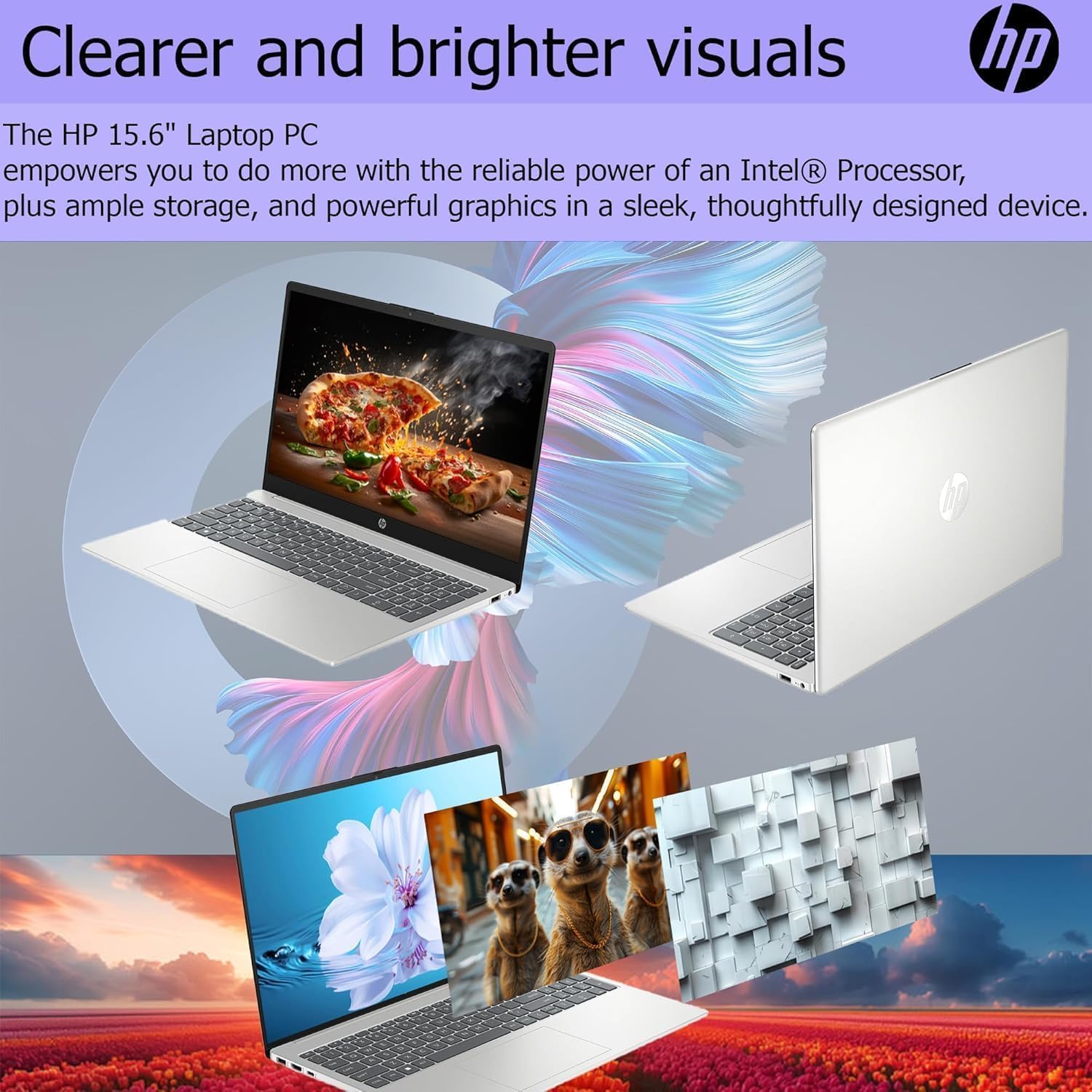 HP Pavilion 15.6" FHD Laptop | 32GB RAM • 1TB PCIe SSD | Intel Core i5-1235U (10 Core) Processor | Copilot & AI Ready | Bluetooth | HDMI | Wi-Fi 6 | Windows 11 | WOWPC Recovery USB