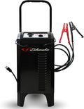 Schumacher Electric Wheeled Manual 10A Car Battery Charger and 200A Engine Starter, 2-in-1 Solution, 40A Boost, for 6V/12V Power Sport, Automotive, and Marine Batteries, SC1446
