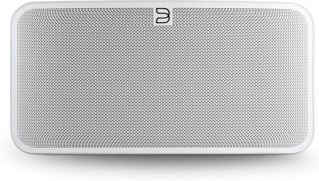 Bluesound Pulse MINI 2i Compact Wireless Multi-Room Smart Speaker with Bluetooth - White - Compatible with Alexa and Siri