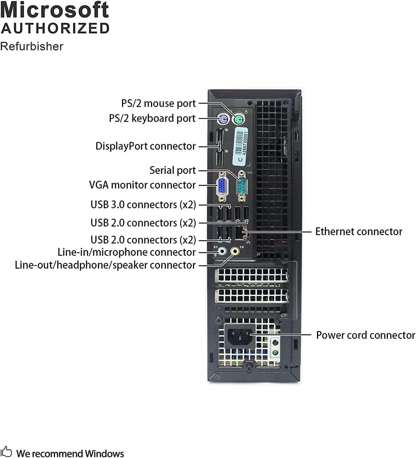 Dell Optiplex 9020 SFF High Performance Desktop Computer, Intel Core i7-4790 up to 4.0GHz, 16GB RAM, 960GB SSD, Windows 11 Pro, USB WiFi Adapter, (Renewed)