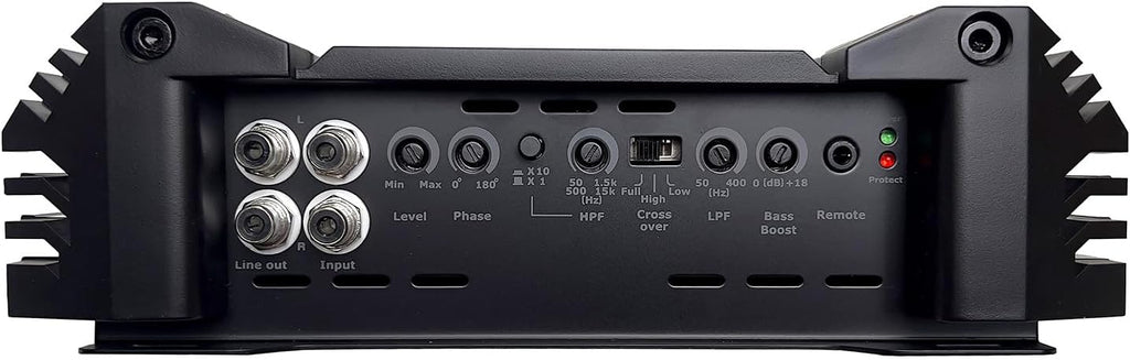 Orion XTR Series XTR2500.2 High Power Class A/B 2-Channel Amplifier - 2500W RMS, 2/4 Ohm Stable, High/Low Pass Crossover, Bass Boost Control, MOSFET Power Supply, Bass Knob Included, Made in Korea