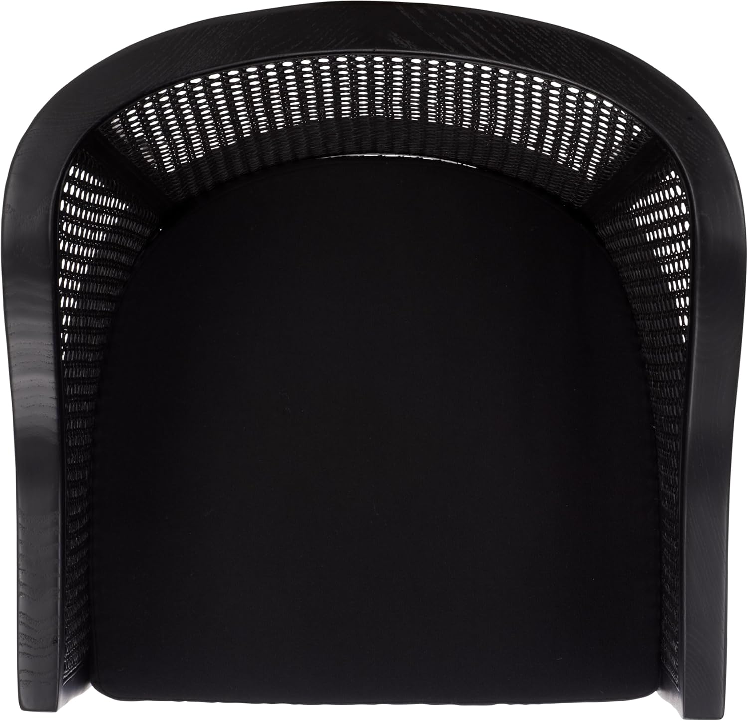 SAFAVIEH Furniture - Rina Cane Dining Chair - 17.1" Seat Height - Black - Rattan - Coastal Cane Design - Ideal for Dining Room, Kitchen - Fully Assembled (DCH9501C)
