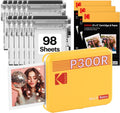 KODAK Mini 3 Retro 3x3'' Portable Photo Printer, 98 Sheets, Bluetooth Smartphone Printer for iPhone & Android, Instant Color Prints, 4PASS Dye Sublimation, Yellow