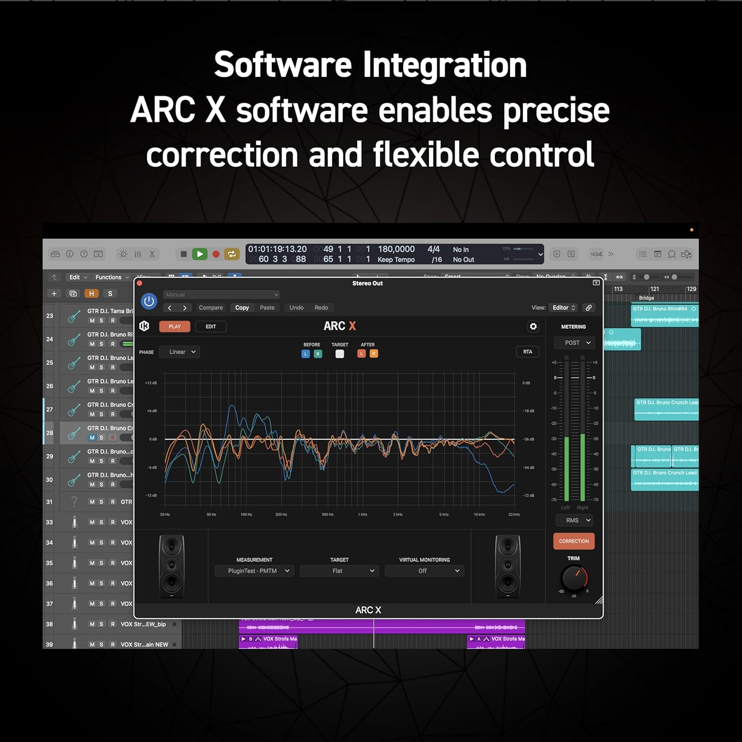 IK Multimedia ARC Studio Room Correction System with High-Precision Analysis Microphone, Advanced Room Correction Software, and Stand-Alone Correction Processor for Pro Audio