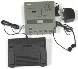 Dictaphone 3740 Microcassette Transcriber --- Complete with Foot Control and Comfort-Fit Headset