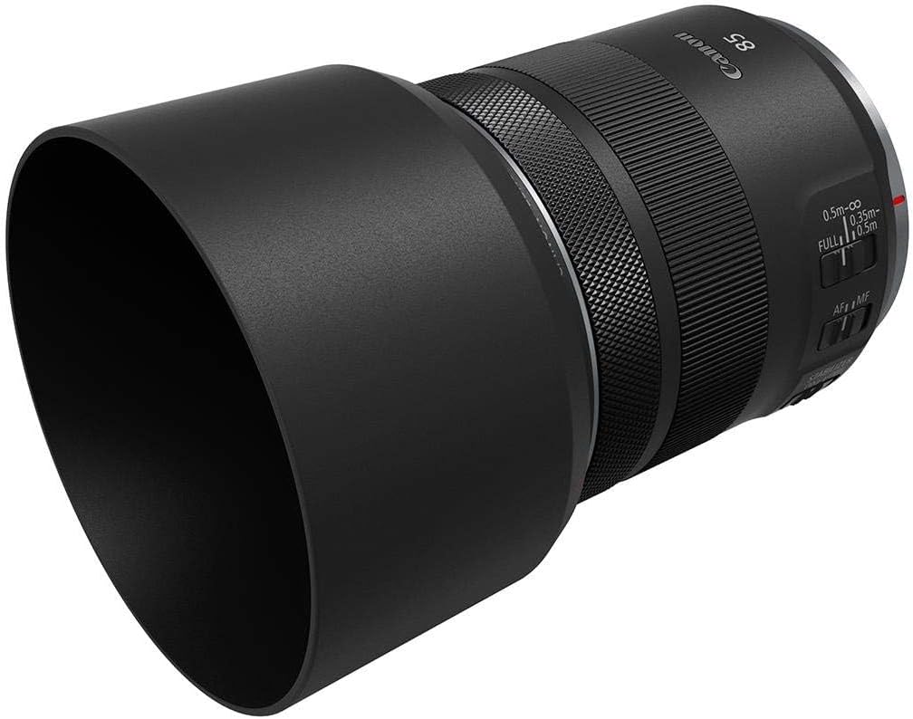Canon RF 85mm F2 Macro is STM, Compact Medium-Telephoto Black Lens (4234C002)